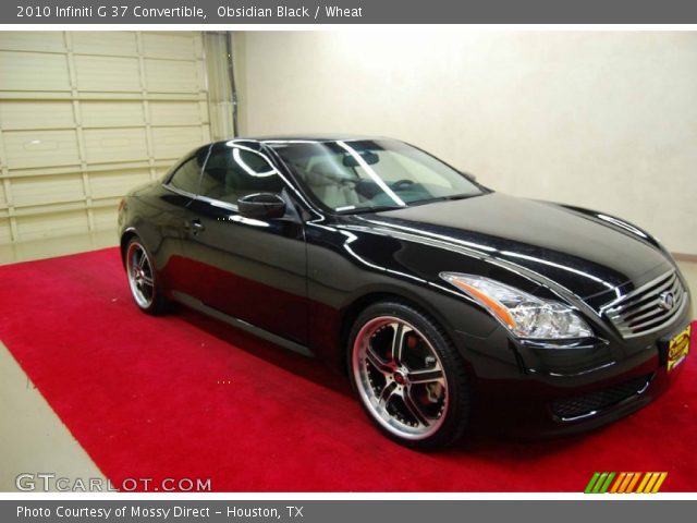2010 Infiniti G 37 Convertible in Obsidian Black
