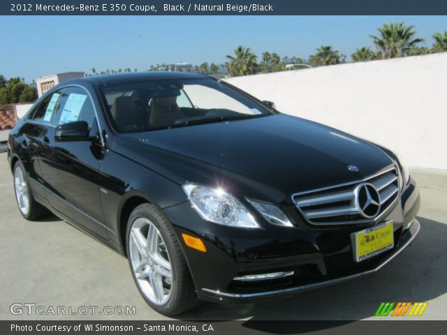 2012 Mercedes-Benz E 350 Coupe in Black