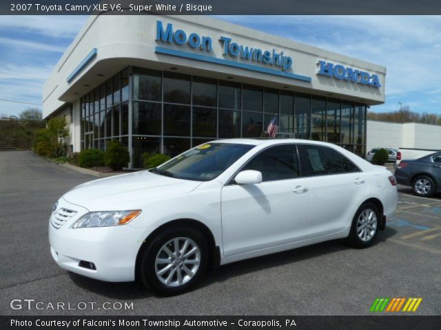 2007 Toyota Camry XLE V6 in Super White
