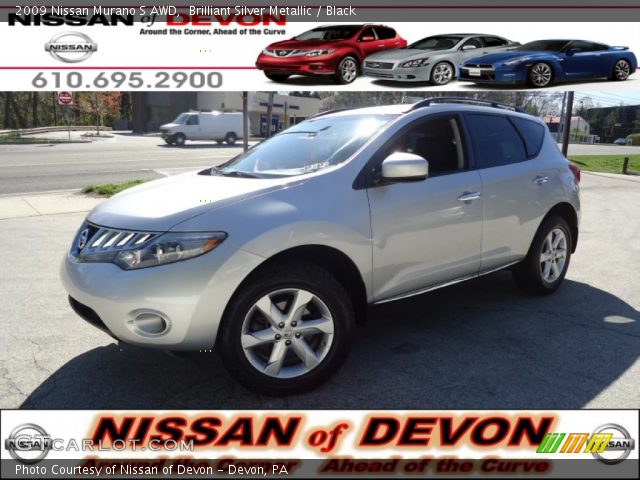 2009 Nissan Murano S AWD in Brilliant Silver Metallic
