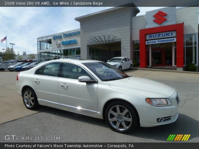 2008 Volvo S80 V8 AWD in Ice White