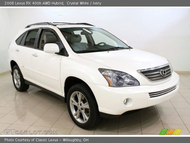 2008 Lexus RX 400h AWD Hybrid in Crystal White