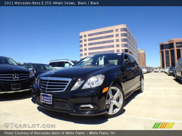 2011 Mercedes-Benz E 350 4Matic Sedan in Black