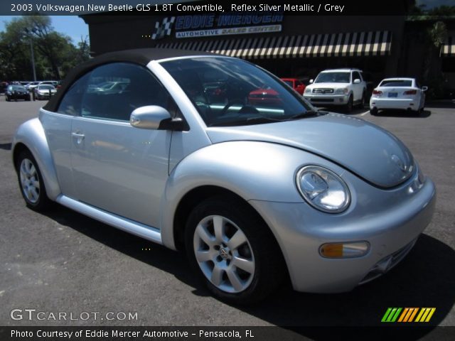 2003 Volkswagen New Beetle GLS 1.8T Convertible in Reflex Silver Metallic