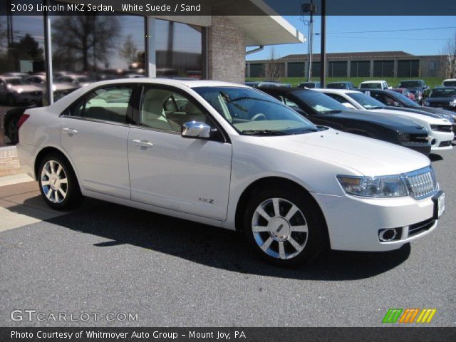 2009 Lincoln MKZ Sedan in White Suede
