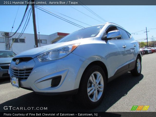 2011 Hyundai Tucson Limited in Aurora Blue