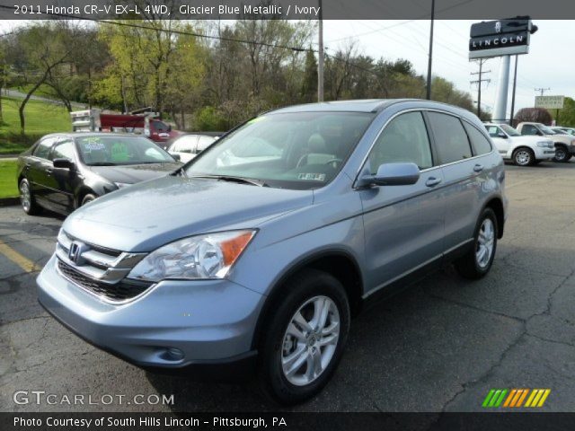 2011 Honda CR-V EX-L 4WD in Glacier Blue Metallic