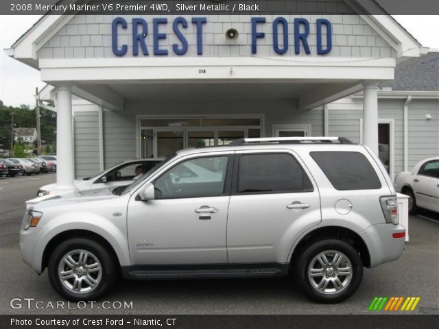 2008 Mercury Mariner V6 Premier 4WD in Silver Metallic