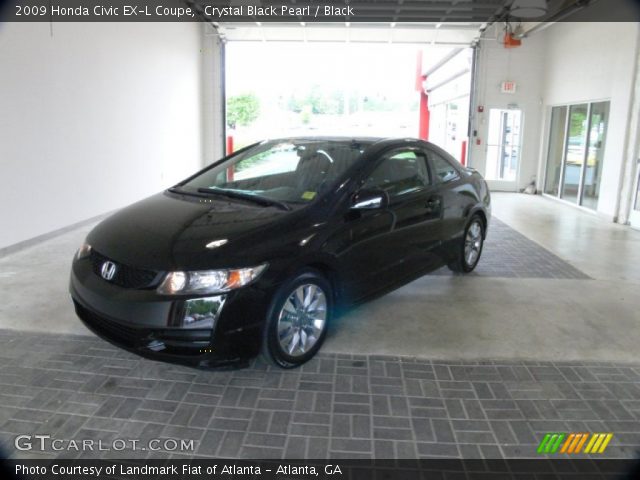 2009 Honda Civic EX-L Coupe in Crystal Black Pearl