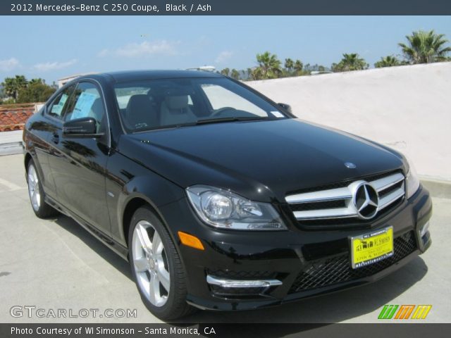 2012 Mercedes-Benz C 250 Coupe in Black