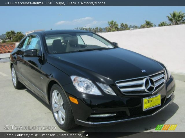 2012 Mercedes-Benz E 350 Coupe in Black