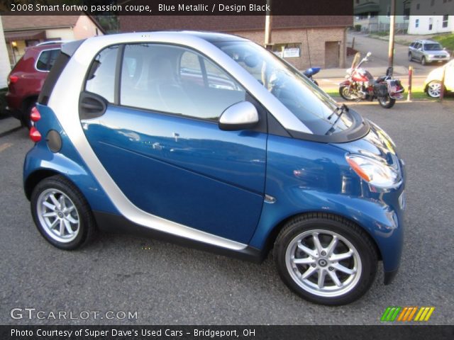 2008 Smart fortwo passion coupe in Blue Metallic