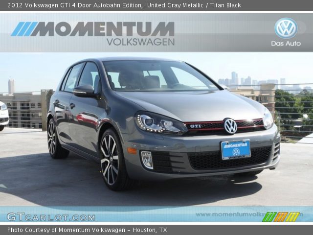 2012 Volkswagen GTI 4 Door Autobahn Edition in United Gray Metallic