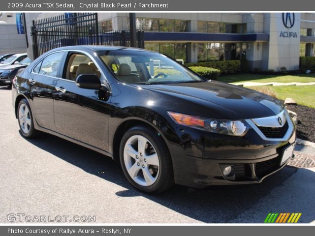2009 Acura TSX Sedan in Crystal Black Pearl