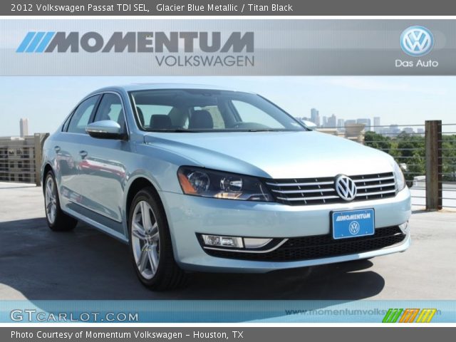 2012 Volkswagen Passat TDI SEL in Glacier Blue Metallic