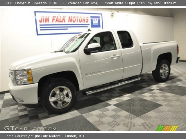 2010 Chevrolet Silverado 1500 LTZ Extended Cab 4x4 in Summit White