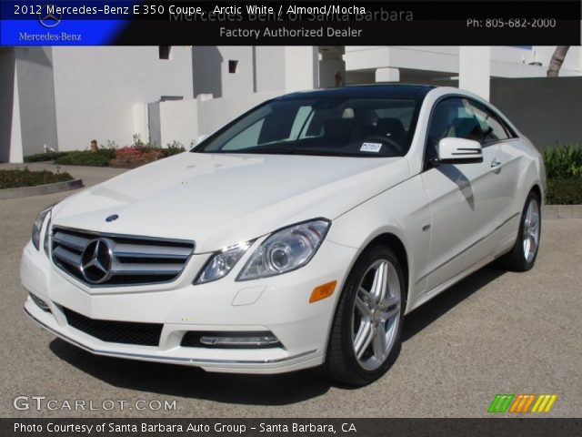 2012 Mercedes-Benz E 350 Coupe in Arctic White