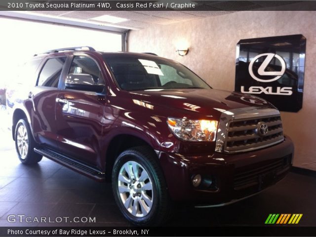 2010 Toyota Sequoia Platinum 4WD in Cassis Red Pearl