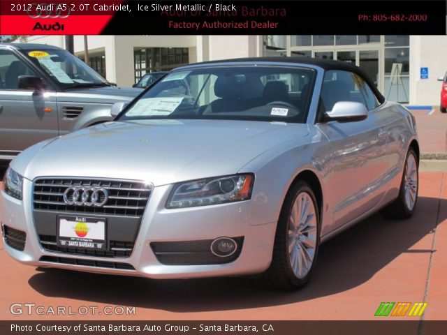 2012 Audi A5 2.0T Cabriolet in Ice Silver Metallic