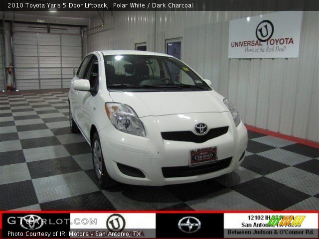 2010 Toyota Yaris 5 Door Liftback in Polar White