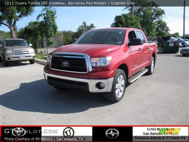 2011 Toyota Tundra SR5 CrewMax in Barcelona Red Metallic