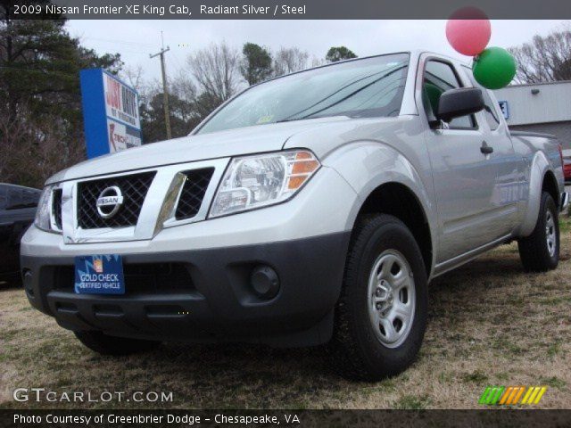 2009 Nissan Frontier XE King Cab in Radiant Silver