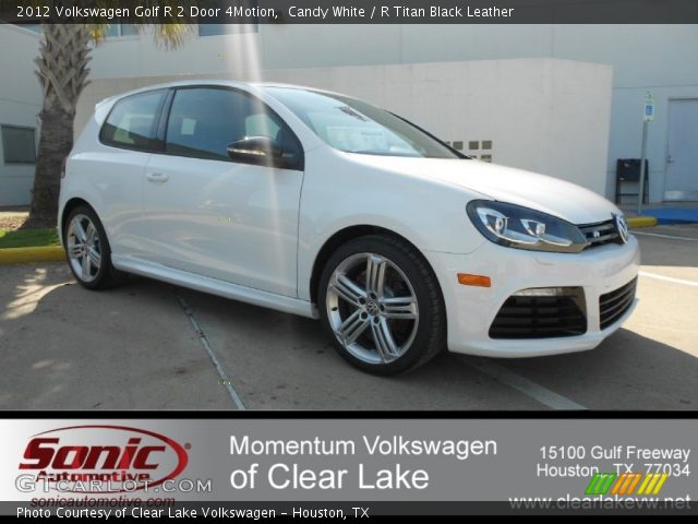 2012 Volkswagen Golf R 2 Door 4Motion in Candy White