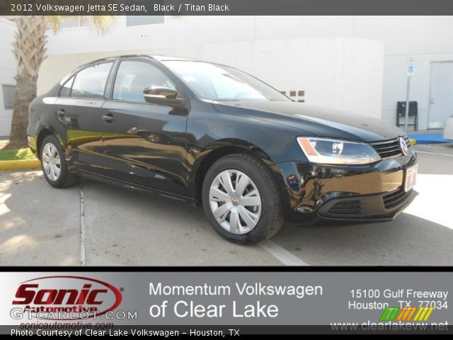 2012 Volkswagen Jetta SE Sedan in Black