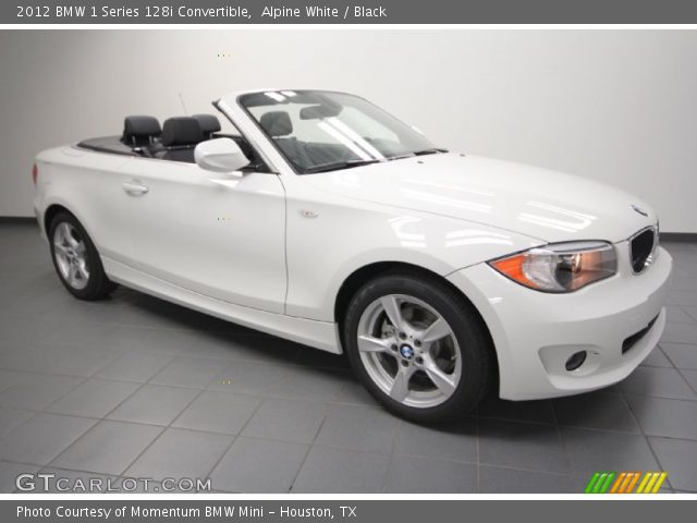 2012 BMW 1 Series 128i Convertible in Alpine White