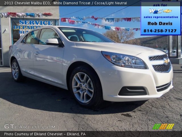 2013 Chevrolet Malibu ECO in White Diamond Tricoat