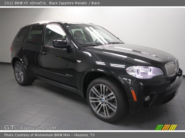 2012 BMW X5 xDrive50i in Black Sapphire Metallic
