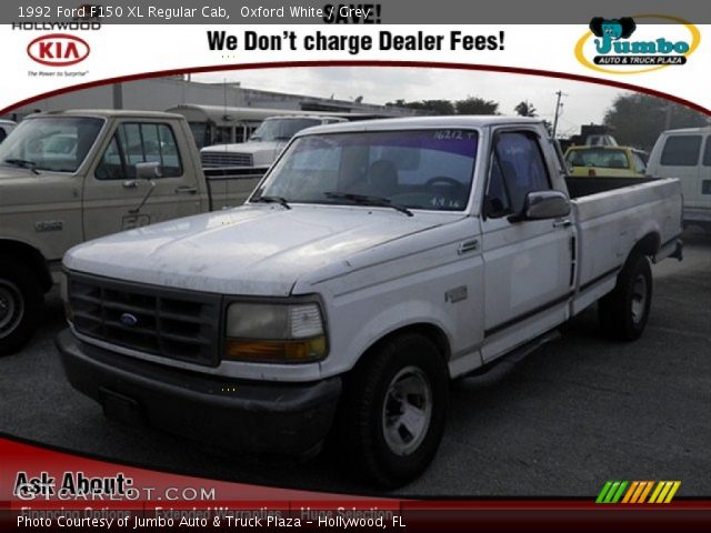 1992 Ford F150 XL Regular Cab in Oxford White