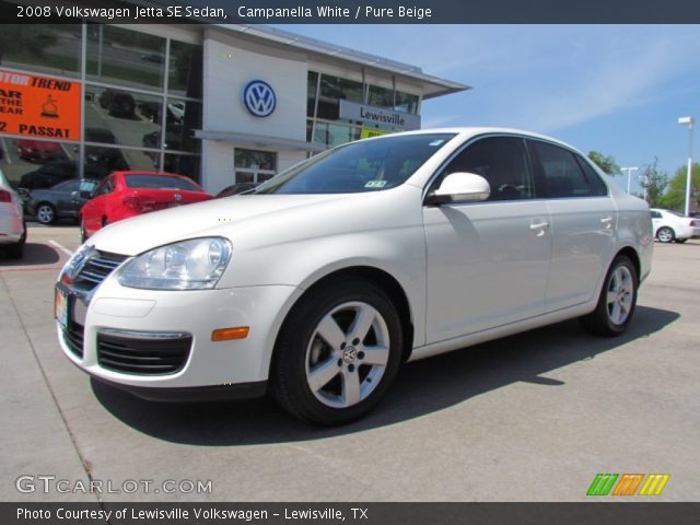2008 Volkswagen Jetta SE Sedan in Campanella White