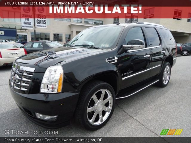 2008 Cadillac Escalade AWD in Black Raven