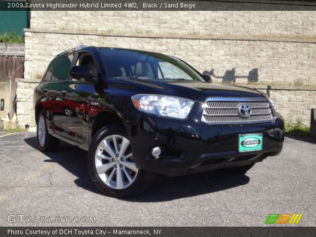 2009 Toyota Highlander Hybrid Limited 4WD in Black