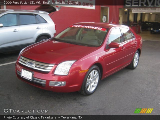 2009 Ford Fusion SEL V6 in Redfire Metallic