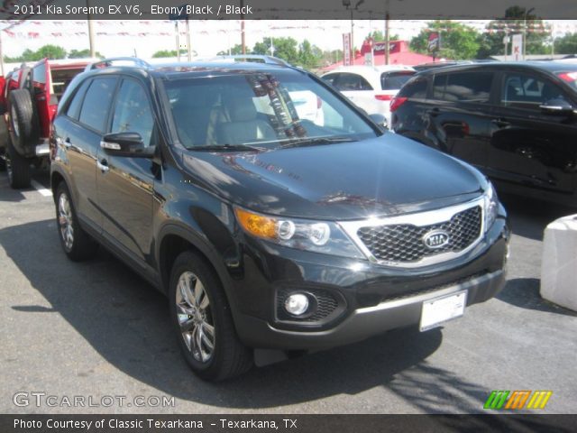 2011 Kia Sorento EX V6 in Ebony Black