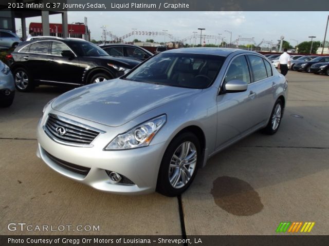 2012 Infiniti G 37 Journey Sedan in Liquid Platinum