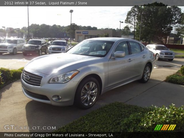 2012 Infiniti M 37 Sedan in Liquid Platinum