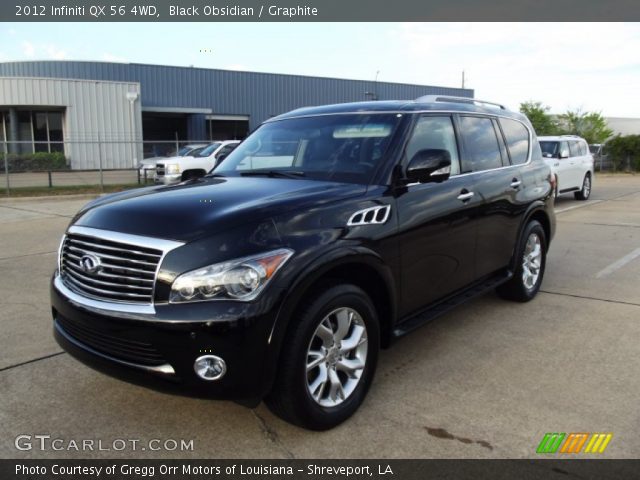2012 Infiniti QX 56 4WD in Black Obsidian