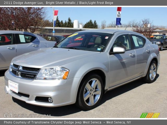 2011 Dodge Avenger Lux in Bright Silver Metallic
