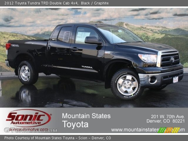 2012 Toyota Tundra TRD Double Cab 4x4 in Black