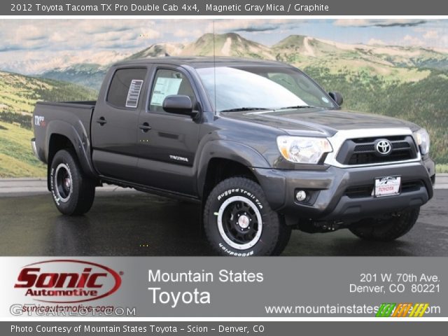 2012 Toyota Tacoma TX Pro Double Cab 4x4 in Magnetic Gray Mica