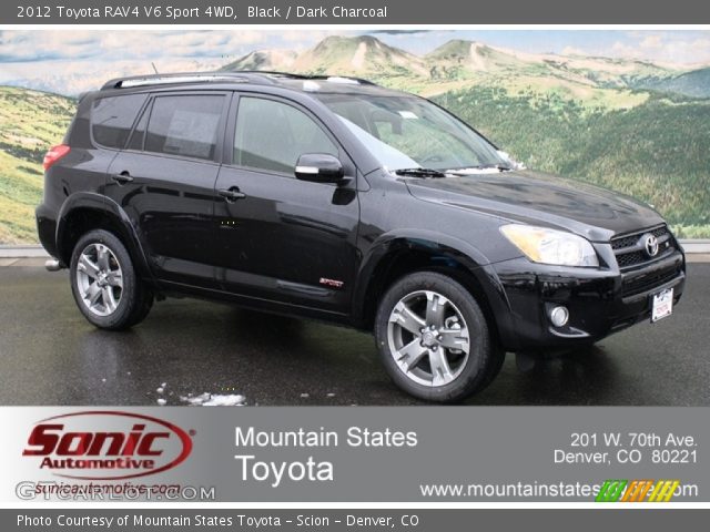 2012 Toyota RAV4 V6 Sport 4WD in Black