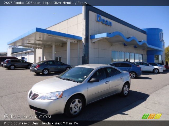 2007 Pontiac G6 Sedan in Liquid Silver Metallic