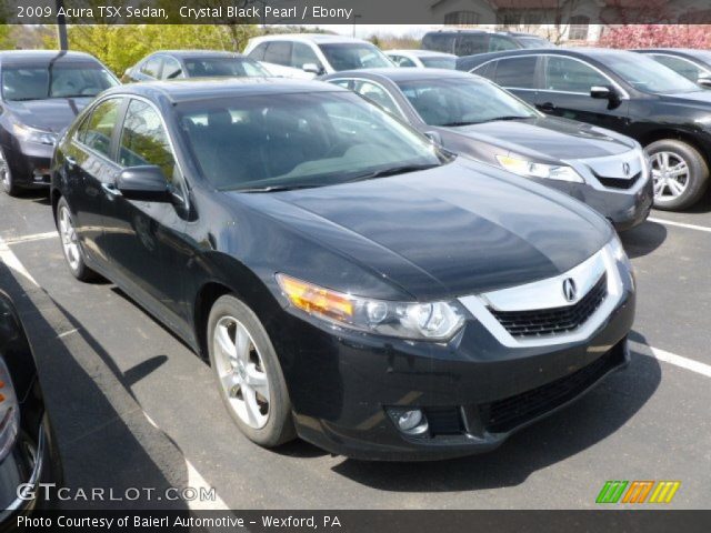 2009 Acura TSX Sedan in Crystal Black Pearl