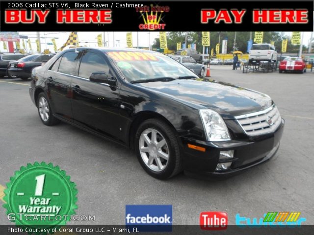2006 Cadillac STS V6 in Black Raven