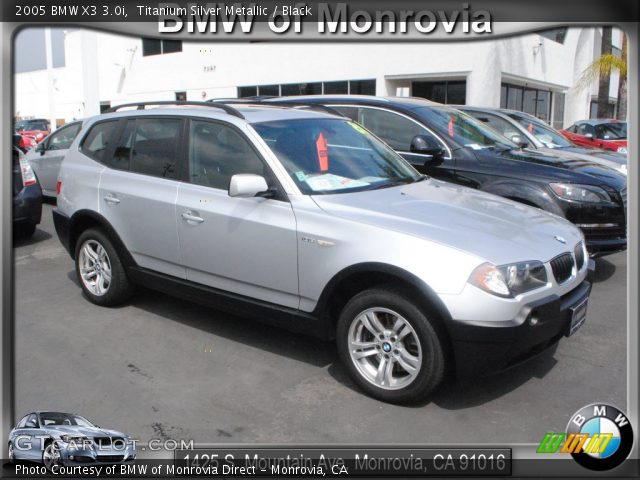 2005 BMW X3 3.0i in Titanium Silver Metallic