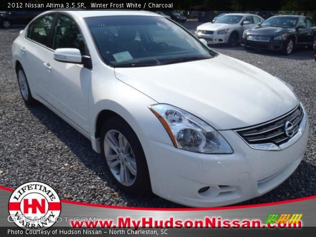 2012 Nissan Altima 3.5 SR in Winter Frost White