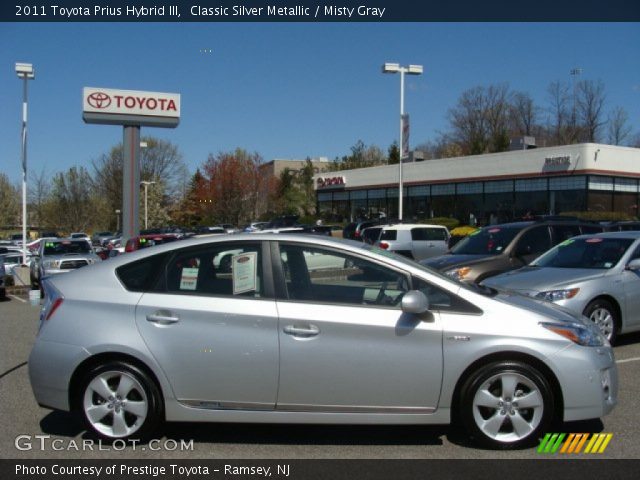 2011 Toyota Prius Hybrid III in Classic Silver Metallic